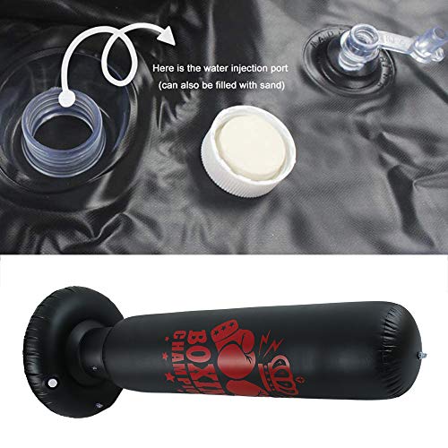 PVC Heavy Training Boxing Bag with Tumbler Design, 63 Inch Tall Inflatable Punching Bag for Adults and Kids for Home Gym Outdoor Exercise