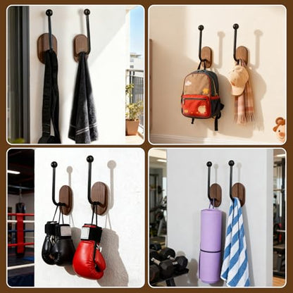 Wall Mounted Boxing Glove Holder, Easy to Install Boxing Glove Wall Hooks, Boxing Gloves Drying Stand