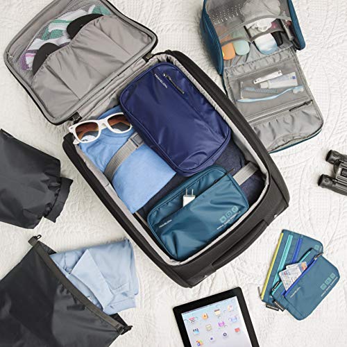 Travelon World Travel Essentials Tech Organizer - color: Gray Heather