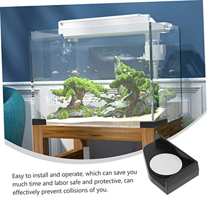 Mipcase 8pcs Fish Tank Corner Pads Thickened -Collision Corner Protectors for Aquarium Base Shockproof Safety Bumpers Easy to Install Non- Mat for Preventing Damage