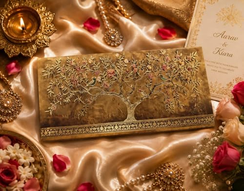 Luxury Tree of Life Wedding Invitation Envelopes (Pack of 10) - size: Life of tree 1 envelope (10)