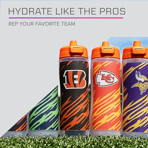 Gatorade Gx NFL Non-Slip Squeeze Bottles, 30 fl oz, Gx Hydration System - color: Buffalo Bills
