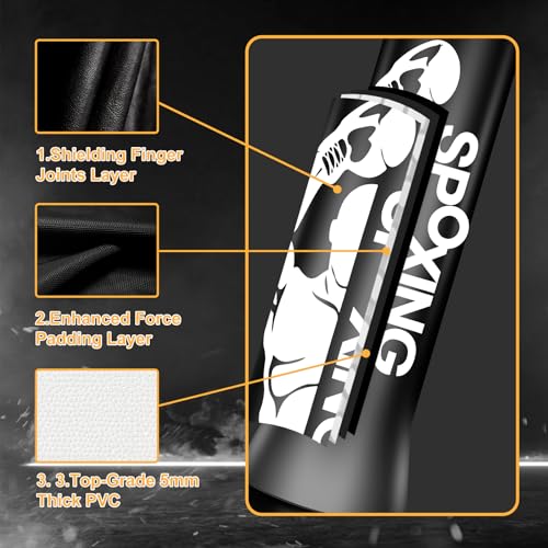 Freestanding Punching Bags for Adults Teens - 70" Heavy Bag with Stand Men Standing Boxing Inflatable Kickboxing Training MMA Muay Thai Fitness - style: Fight Men Pattern