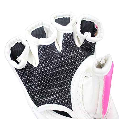 SOTF Punching Gloves for Adults MMA Training Gloves Men Fight Boxing Gloves Open Fingers Women - color: pink