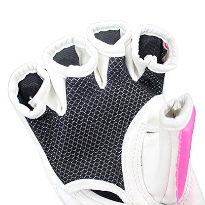 SOTF Punching Gloves for Adults MMA Training Gloves Men Fight Boxing Gloves Open Fingers Women - color: pink