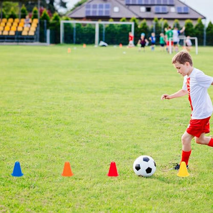 Mini Traffic Cones, Agility Training Cones Plastic Marker Cones, Small Practice Cones - style: Nonporous