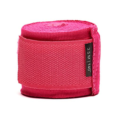 LEONE 1947, Hand Wraps Black - color: pink, size: 2,5 m