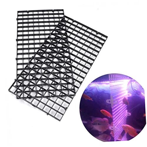 Yardwe 4pcs Fish Breeder Net for Aquarium Black Fish Segregation Board Fry Separation Tray Easy to Install Net Hatchery for Safe Breeding Environment