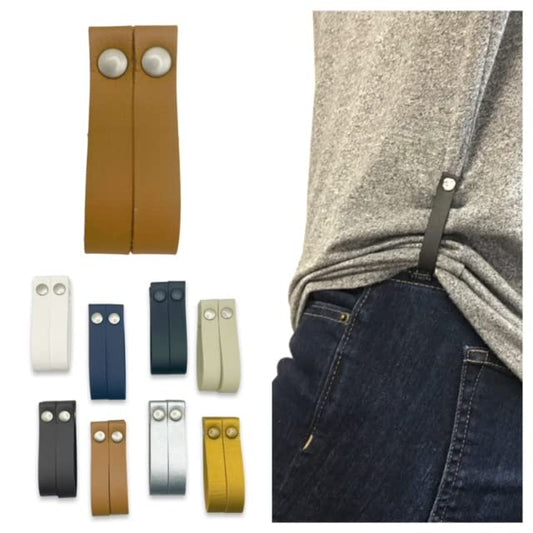 Magnetic Shirt Accessories, Clothing Cinch Clips, T-Shirt Clips, 1 Pair (2 Clips) (Camel) - color: Camel
