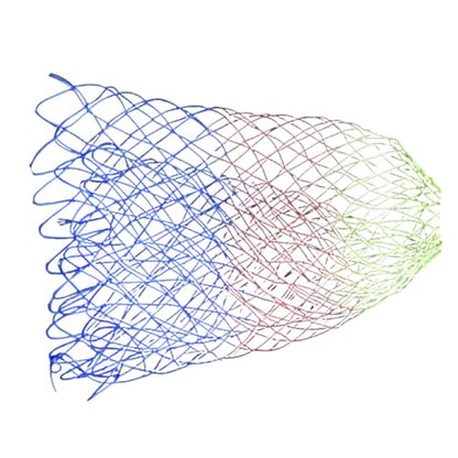 Folding Nylon Landing Dip Net Replacement Fishing Landing Meshs Net for Freshwaters Saltwater Fishing Net Easy to Use - size: 60cm