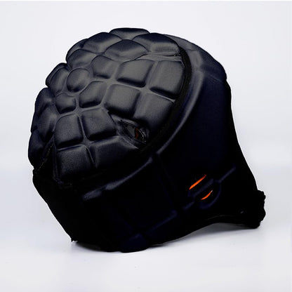 GameBreaker PRO Soft Headgear, D3O Protection for Football, Rugby, MMA, Lacrosse, Black, Medium, 7v7, Flag Football, Water Polo, Surfing - Adult and Youth - color: Black, size: Medium