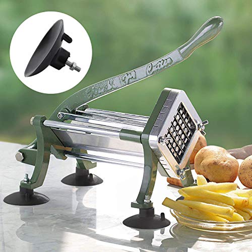 HSTECH (4 Pcs) Black French Fry Suction Cup Feet Compatible with Industrial Commercial French Fry Cutter - color: Black