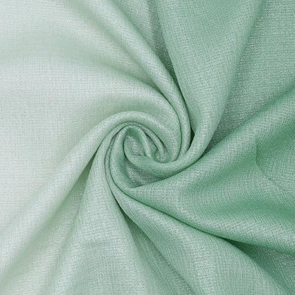 RARITYUS Fashion Gradient Color Hijab Scarf for Women Glitter Modal Instant Muslim Islamic Hijab Head Wraps Long Shawls - color: Green