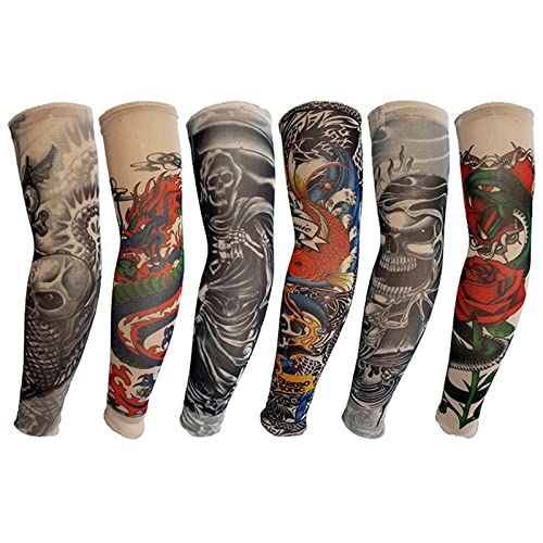YARIEW Temporary Tattoo Sleeves for Men Arm Sleeves for Men Tattoo Sleeve - color: Multicolor-3