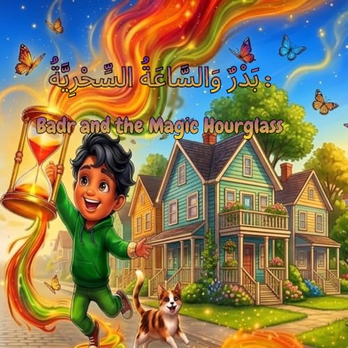 Badr and the Magic Hourglass - بدر والساعة الرملية السحرية: Bilingual Arabic - English Children's Book (سلسلة السحر والضوء" / The Magic & Light Series)