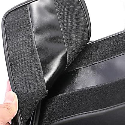 Kickboxing Thigh Pads - Muay Thai Thigh Pads High Density Foam Leg Guards with PU Leather - Adjustable Training Gear for Martial Arts Coach Trainer and Adult Sparring Body Protector
