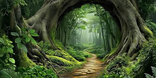 Tree Hole Aquarium Fish Tank Background Tropical Forest Plants Reptile Tank Background 30x18 Inches PVC Glass Container Decoration with Tapes - color: Tree Hole, size: 30'x18"/75x45cm