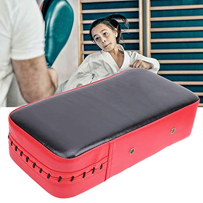 Boxing Kicking Punching Pad Training Target PU Leather Shock Proof Strike Guard for MMA Muay Thai Kickboxing Martial Arts Durable Tear Proof Easy to Clean