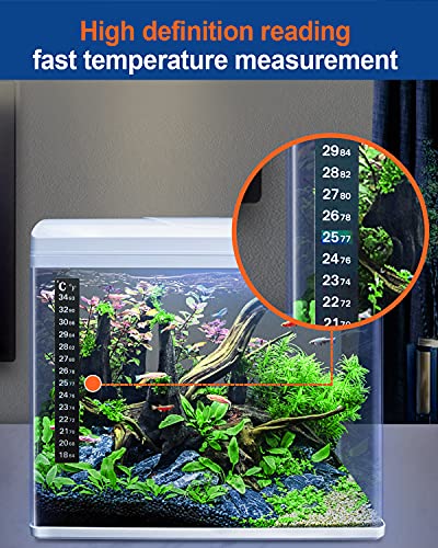 QZQ Aquarium Gravel Cleaner Vacuum Fish Tank Cleaner Tools Kit | [2026 Edition] Water Changer with Aquarium Thermometers, Fish Net kit, Use for Fish Tank Cleaning Gravel and Sand