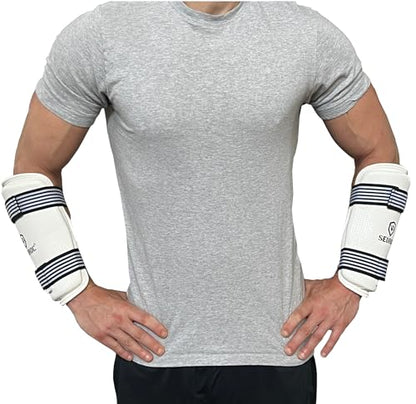 Sedroc Padded Arm Guards, Taekwondo Forearm Pads, TKD Protectors for Kids and Adults - size: Medium