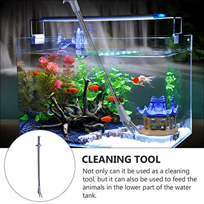 Mipcase 3sets Fish Tank Grass Tool Aquatic Plant Clip Durable Tweezer for Aquarium Cleaning Plant Maintenance 2pcs*3