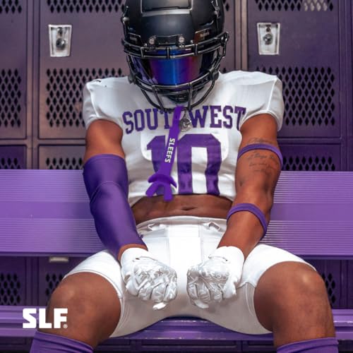SLEEFS X Purple Football Mouth Guard - Lip/Mouthguard with Helmet Strap - Lip/Teeth Protector Mouthpiece - Moldable - for Youth/Adults, Men & Women Mouth Guard, Maximum Air Flow, Lacrosse, All Sports - color: Purple