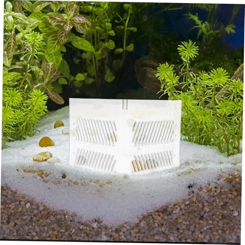 Hemoton Aquarium Divider Acrylic Grid Fish Tank Pump Guards Isolation Box for Easy Setup