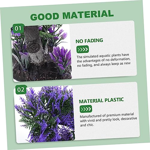 PRETYZOOM Simulated Pine Tree Aquarium Decoration Vivid Model Artificial Tree for Fish Tank Realistic Pine Tank Supply Easy Care Aquarium Decor