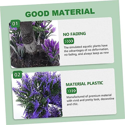 PRETYZOOM Simulated Pine Tree Aquarium Decoration Vivid Model Artificial Tree for Fish Tank Realistic Pine Tank Supply Easy Care Aquarium Decor