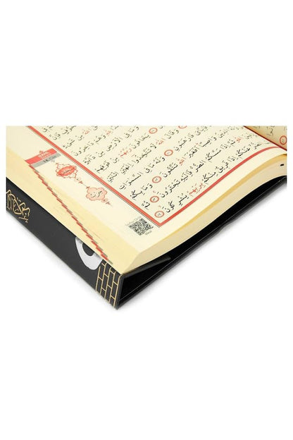 ihvan online Luxury Islamic Prayers Gift Box, Quran & Prayer Beads Tesbih & Muslim Prayer Rug & Miswak Stick & Solid Smell & Kufi Hats & Hacerul Esved, Deluxe 8 Piece Set Ramadan & Eid Gifts - color: Black / Set 4