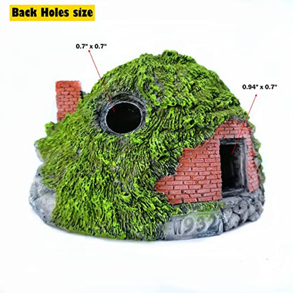 M2cbridge Antique Roman Column Ruins European Castle Aquarium Decorations Fish Tank Hideout Rocks (Fairy Garden) - color: Fairy Garden
