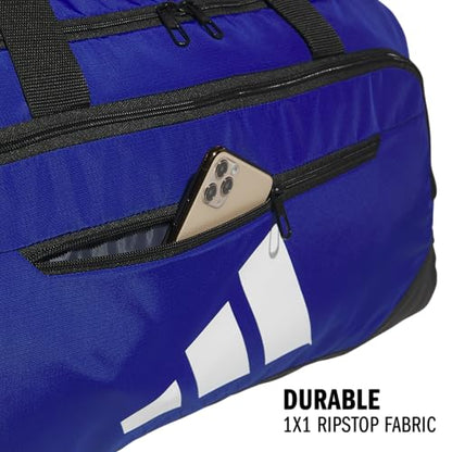 adidas Defender 5 Duffel Bag for Sports, Gym and Travel, Team Royal Blue, OSFA - color: Team Royal Blue, style: Medium (59l)