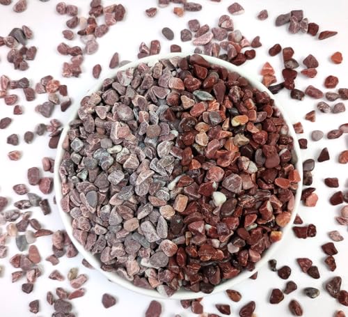 5LB Succulent and Cactus Gravel Pebbles, 1/5 Inch Polished Stones Red | Natural Decorative River Rocks for Vases Gardening Indoor and Outdoor Decorative Rocks - color: Red, size: 5 Pounds