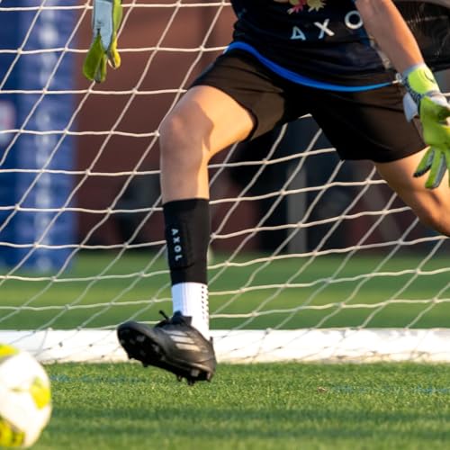 AXOL Built in Sleeve Shin Pads | Ultra Protection Gel Shin Guards - size: Adult (13+)