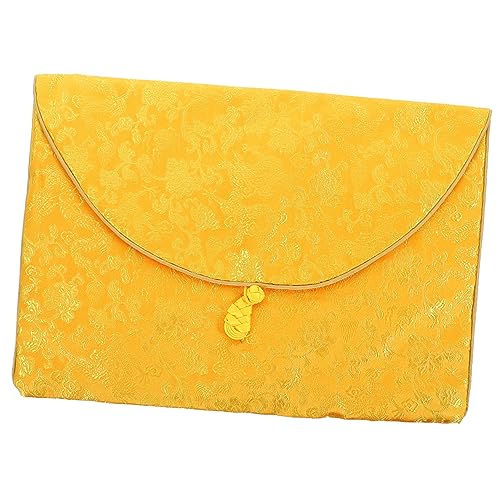 KALLORY Storage Bag for Buddhist Scriptures Book Pouch Embroidered Pattern Pouch Bag for Quran Cover Zen Portable : Clothing, Shoes & Jewelry