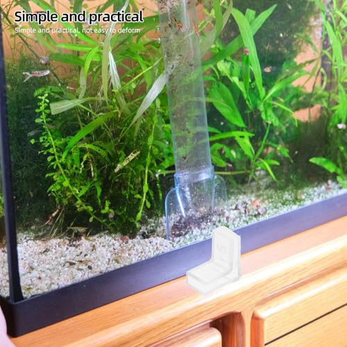 10pcs Aquarium Corner Guards 90° L-Shaped Silicone Edge Protectors 5mm Thick Furniture Bumpers for Indoor Fish Tank Safety