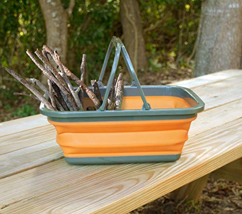 ust FlexWare Collapsible Sink with 2.25 Gal Wash Basin for Washing Dishes and Person During Camping, Hiking and Home | camping-cooking-utensils