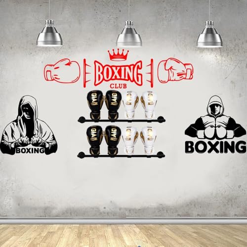 Boxing Wall Mount Storage Rack，boxing Gloves Dryer，2-Pcs Set,for Gym Home Training Room Shopping Center