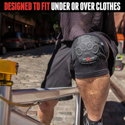 Triple Eight Covert Knee Pads – Ideal for Roller Skating, Biking, BMX, and Skateboarding - color: Black, size: Medium