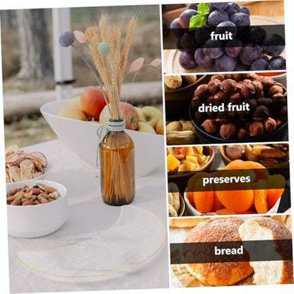 Moon-shaped Plastic Serving Tray for Ramadan Celebrations Reusable Fruit and Dessert Platter Easy to Clean and Maintain for Eid Parties and Gatherings