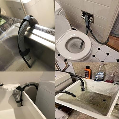Universal Adjustable Washing Machine Drain Hose Holder Hook, Flexible Laundry Tub Discharge Hose Clip - Perfect for firmly fixing the washing machine hose in the sink for drainage.- No Hose