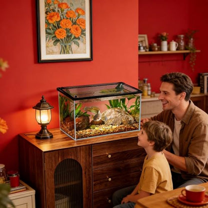 Aquarium Lid Magnetic Fish Tank Hood Screen | Aquarium Screen Netting for Home Office Lobby Travel Pet Store Temporary Setup Professional Breeders Hobbyists - color: 80*40cm