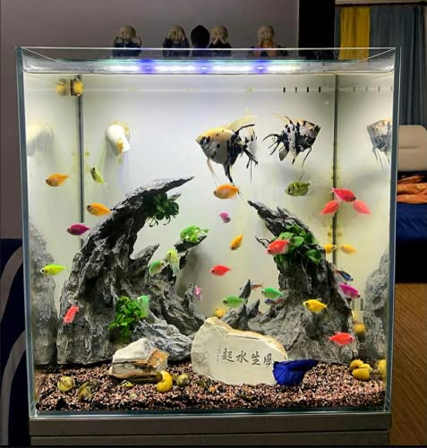 AWXZOM Large 'Soul Valley' Aquarium Ornaments Extra Large Aquarium Decorations Superior Landscaping (Soul Valley 18inch)