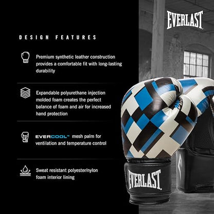 Everlast Spark Boxing - color: Blue, size: 12 oz