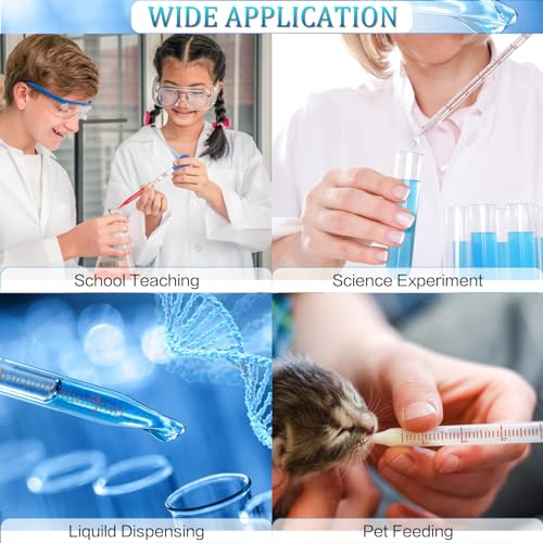 8 Pack Glass Pipette Dropper Lab Graduated Dropper Liquid Pipette with Rubber Cap+ 2 Cleaning Brush for Liquid Essential Oil Lab Dropper Pipettes Transfer (4pcs 5ml Dropper+4pcs 10ml Dropper) - size: 4x 5ml + 4x 10ml