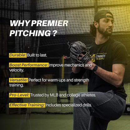 Simple Plyometric Weighted Ball | Baseball & Softball Training Ball | Arm Strength & Pitching | Durable PVC Shell with Sand Fill - size: 9oz