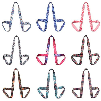 Fitness Exercise Stretch Adjustable Sport Sling Shoulder Yoga Mat Strap Belts Carry Straps Yoga Belt(8)
