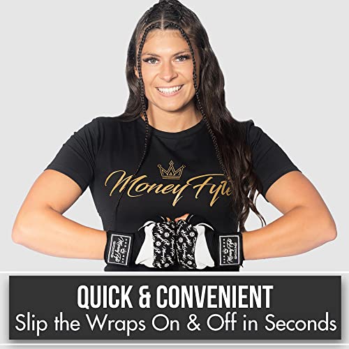 Quick Gel Boxing Wraps Under Boxing Gloves - Kickboxing MMA Muay Thai - Fist, Knuckle, Wrist Wrap Protection Inner Glove Hand Wraps - Men Women Kids - color: Black/White, size: X-Small