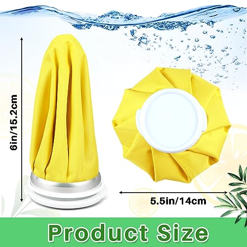 Honoson 4 Pack Reusable Ice Pack for Injuries, Ice Bags Hot Water Bag for Hot & Cold Pain Relief No-Leak Elastic Breathable for Muscle, Joint Pain Swelling, Sports & Home Use(Vivid Pure Style) - style: Vivid Pure Style