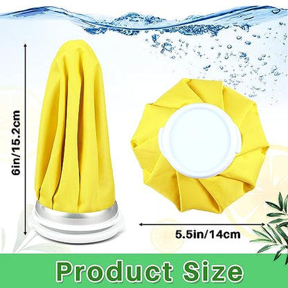 Honoson 4 Pack Reusable Ice Pack for Injuries, Ice Bags Hot Water Bag for Hot & Cold Pain Relief No-Leak Elastic Breathable for Muscle, Joint Pain Swelling, Sports & Home Use(Vivid Pure Style) - style: Vivid Pure Style